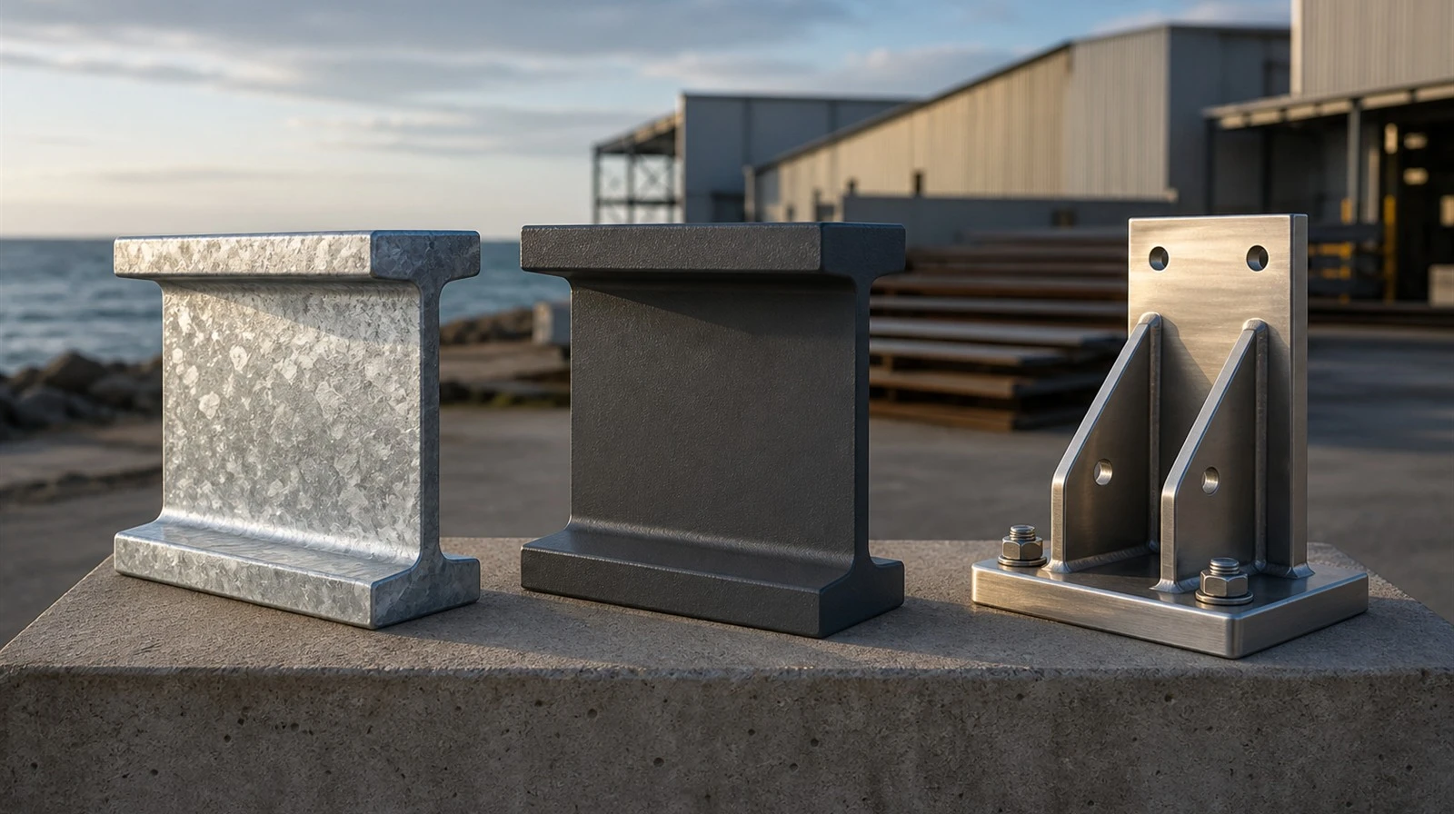 Galvanized steel beam vs powder coated steel vs stainless steel bracket for outdoor corrosion protection Galvanized steel beam vs powder coated steel vs stainless steel bracket for outdoor corrosion protection